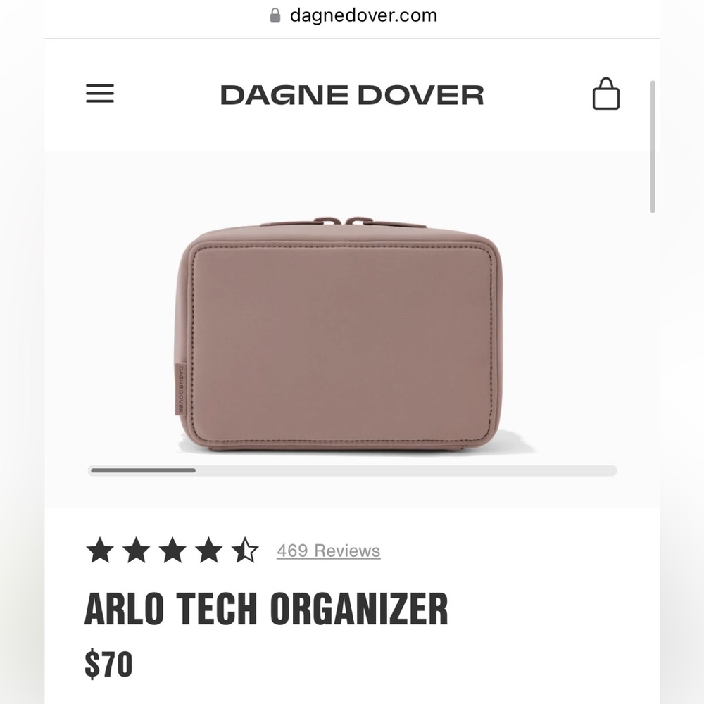 Brand new Dagne Dover organizer